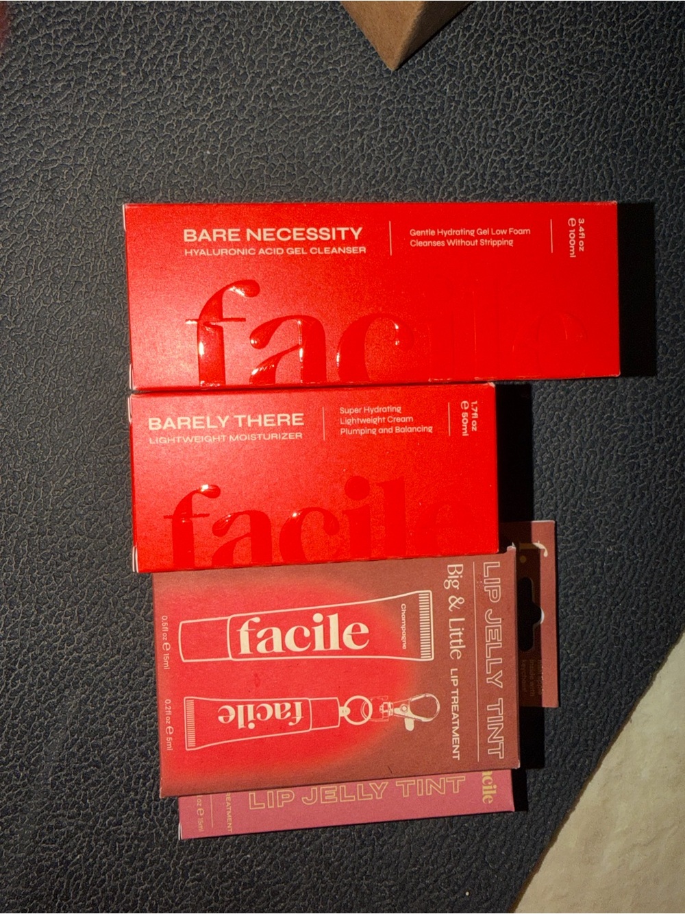 Red Lip Jelly Tint & Skincare Set - Red